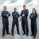 The first all-civilian crew: Chris Sembroski, Sian Proctor, Jared Isaacman, and Hayley Arceneaux.